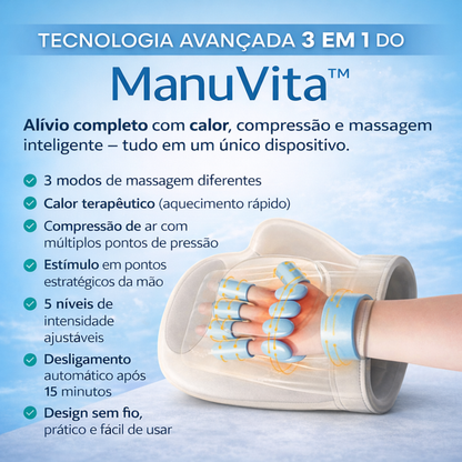 ManuVita™ Massageador para Mãos